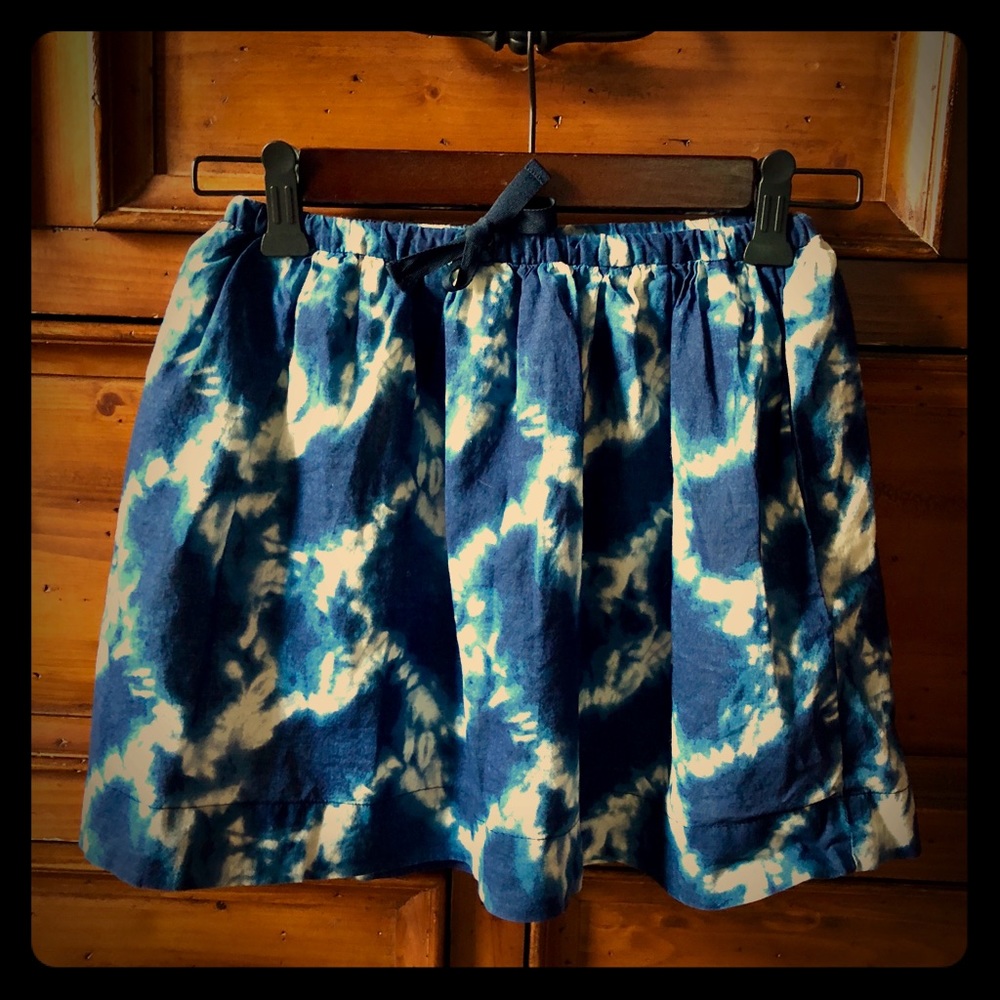 J Crew Crew Cuts Girl’s Tie Dye Skirt Size 8